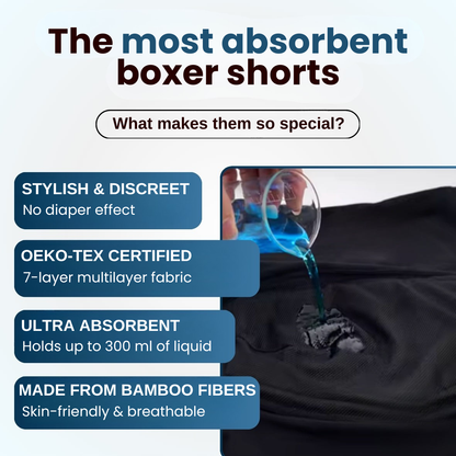 Boxer with ultra-strong leak protection